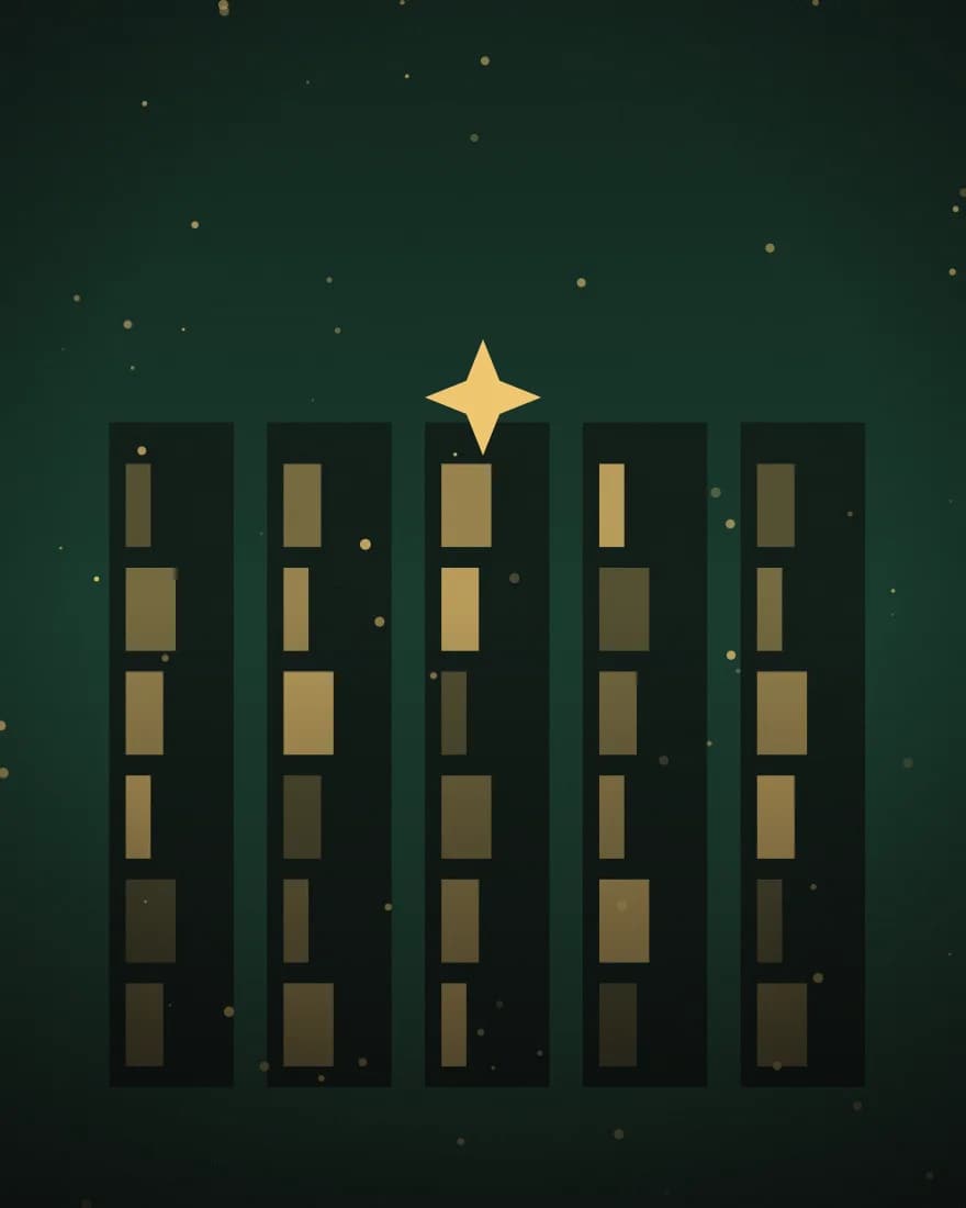 Die Bibliothek um Mitternacht