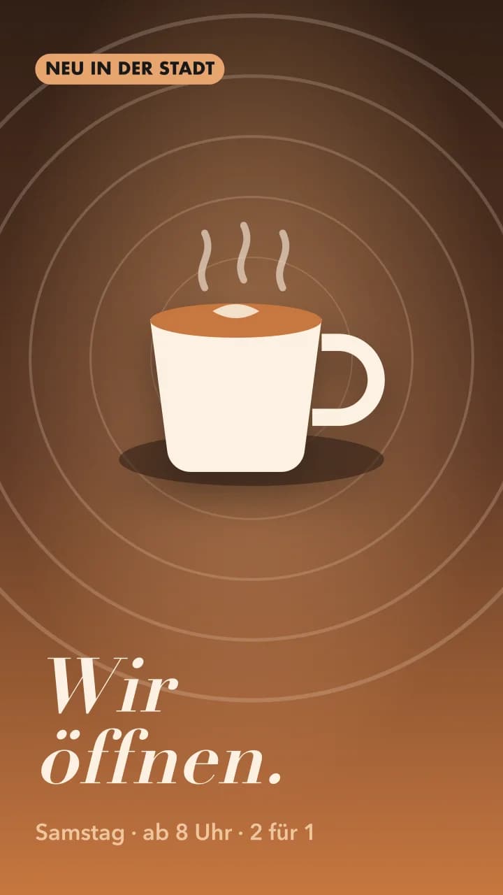 Café-Eröffnung