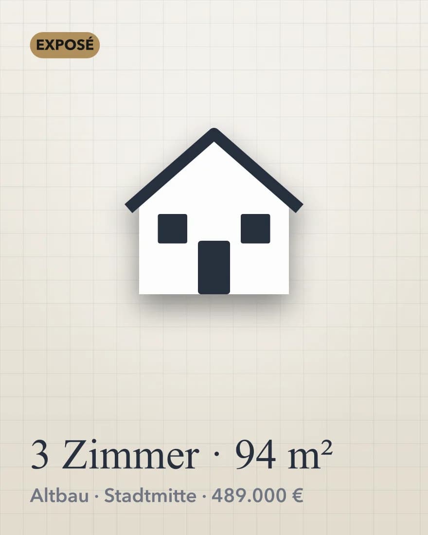 Immobilien-Exposé