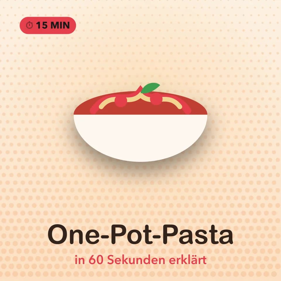 Rezept in 60 Sekunden